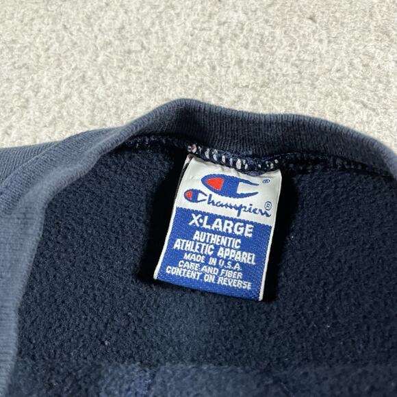 Notre Dame Sweatshirt Mens XL Champion Made USA Embroidered 90s Vintage Irish - Picture 3 of 15